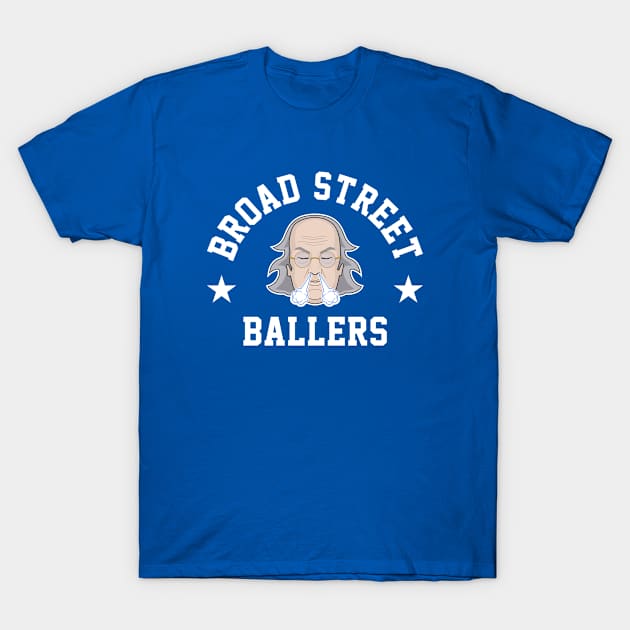 Broad Street Ballers - Blue T-Shirt by KFig21